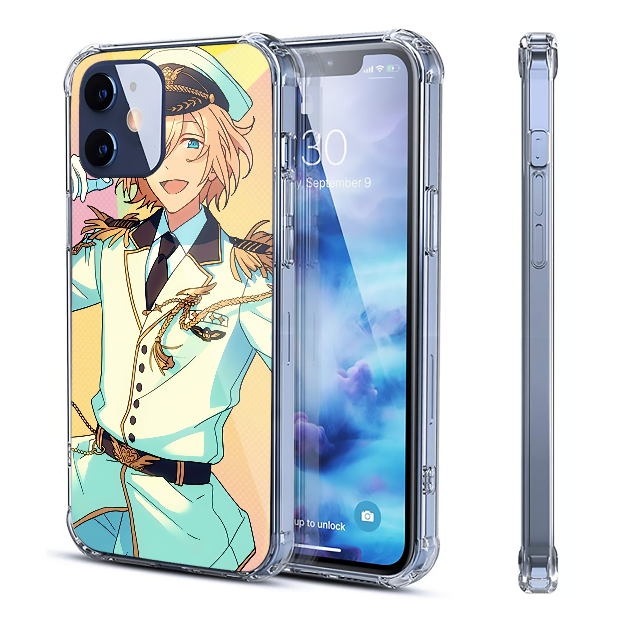（画像用） あんさんぶるスターズ! Ensemble Stars 【iPhone 12シリーズ対応】透明スマホケース（クリアソフトケース）